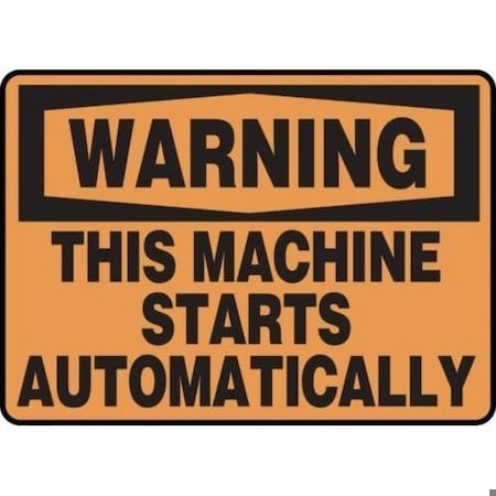 Accuform OSHA WARNING SAFETY SIGN  THIS MEQM340XT MEQM340XT